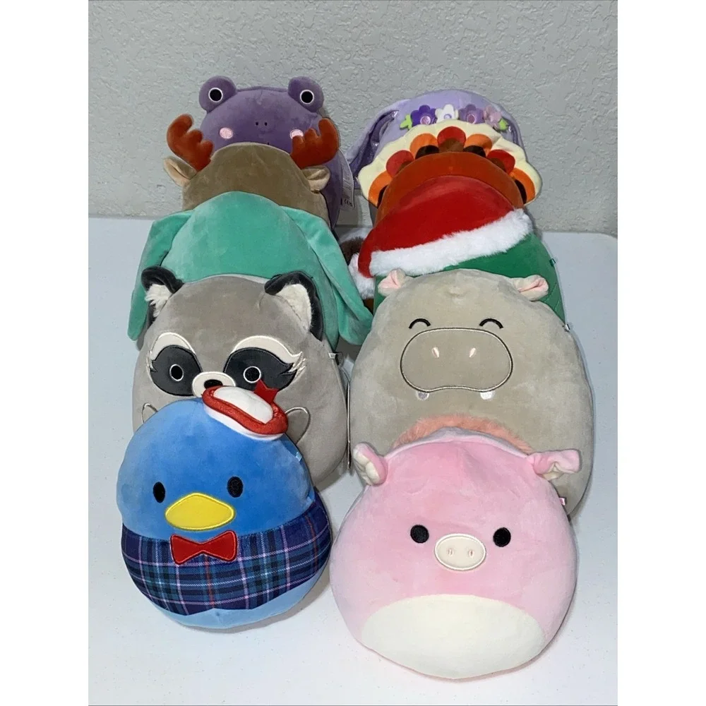 Squishmallows Lot of 10 Christmas Easter Thanksgiving Hello Kitty 8